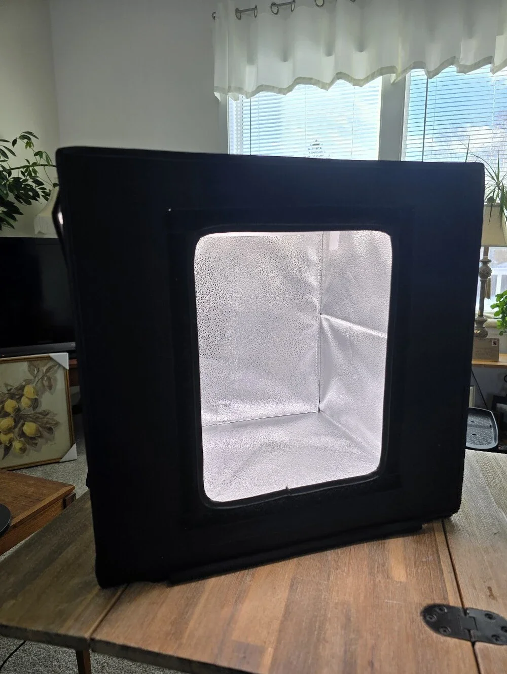 Black Photography Light Box - Portable Photo Studio